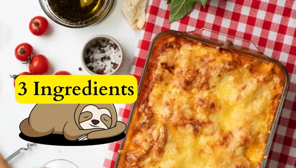 3-Ingredient Lasagna
