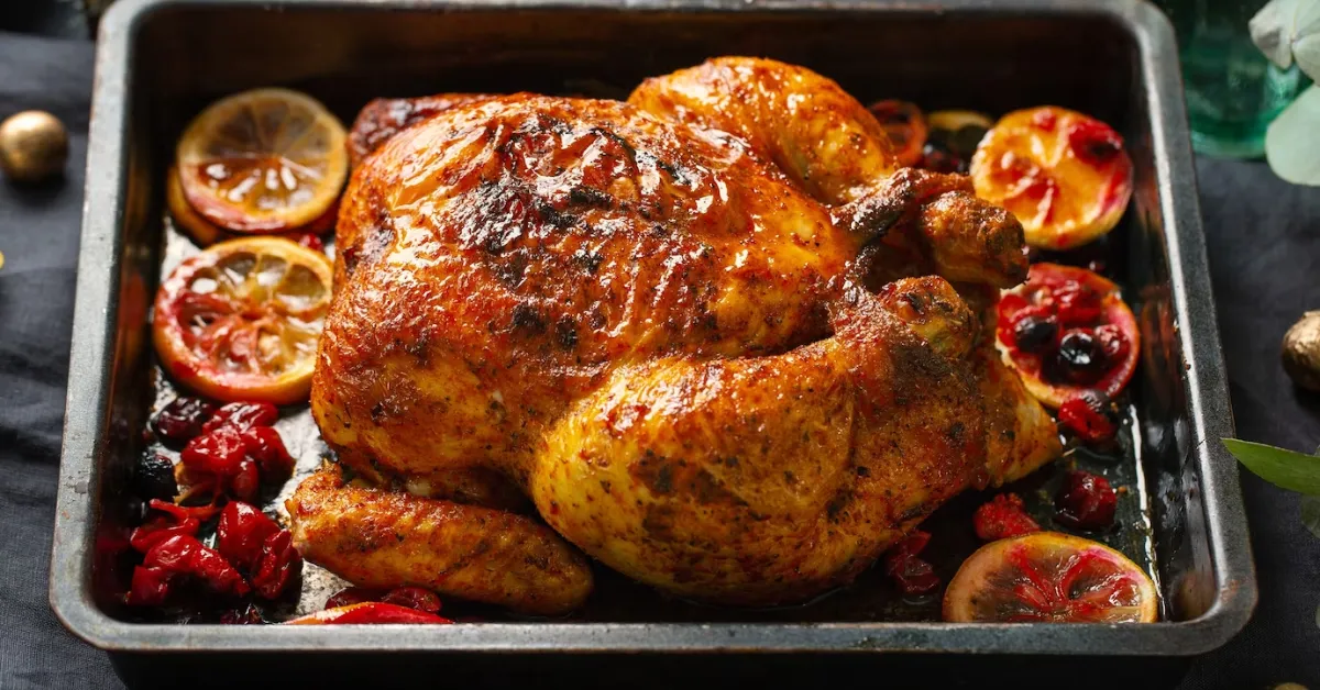A cornish hens cooked featuring the allure.