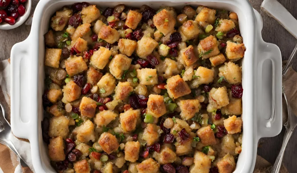 Stuffing is a classic Thanksgiving dish that many people look forward to each year.
