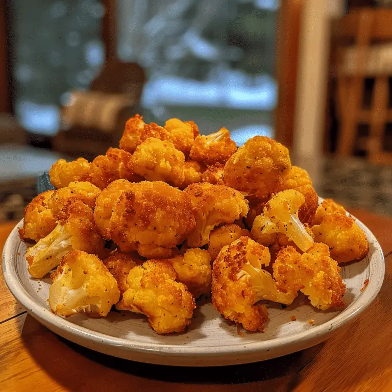 Golden Crispy Cauliflower Bites - Recipes Smile