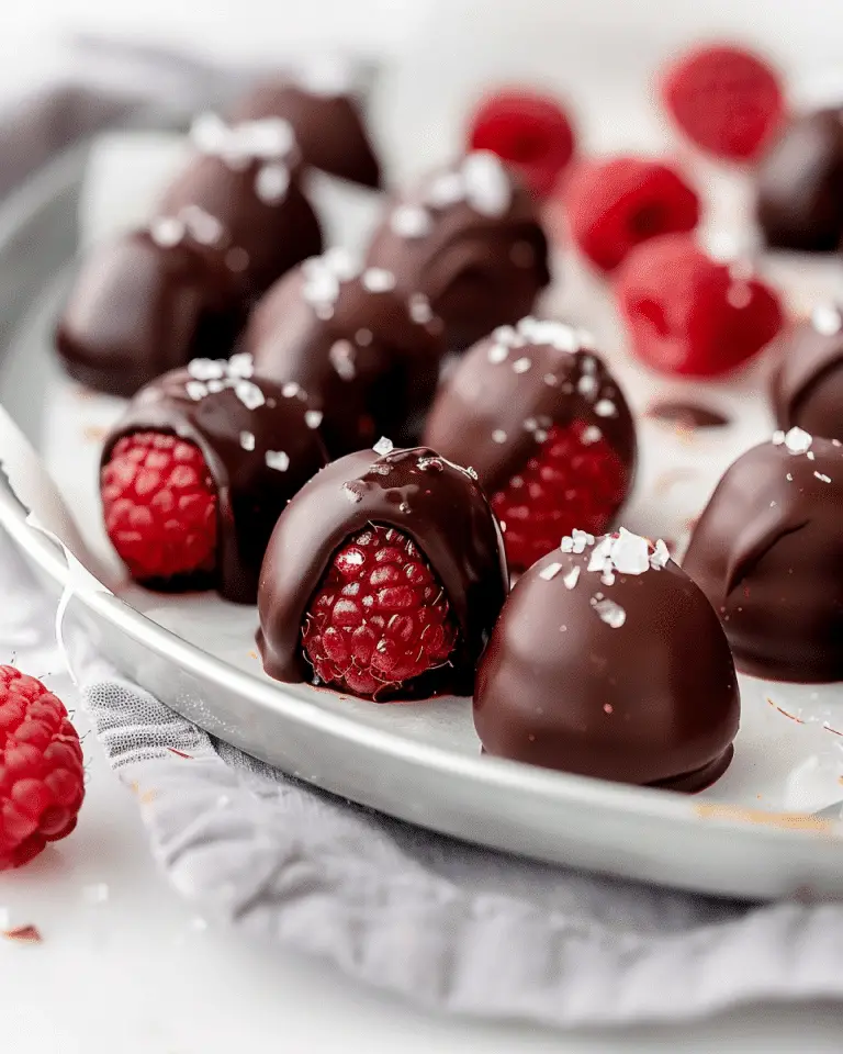 Chocolate Covered Raspberries - Recipes Smile