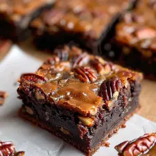 Gooey Pecan Pie Brownies Recipe