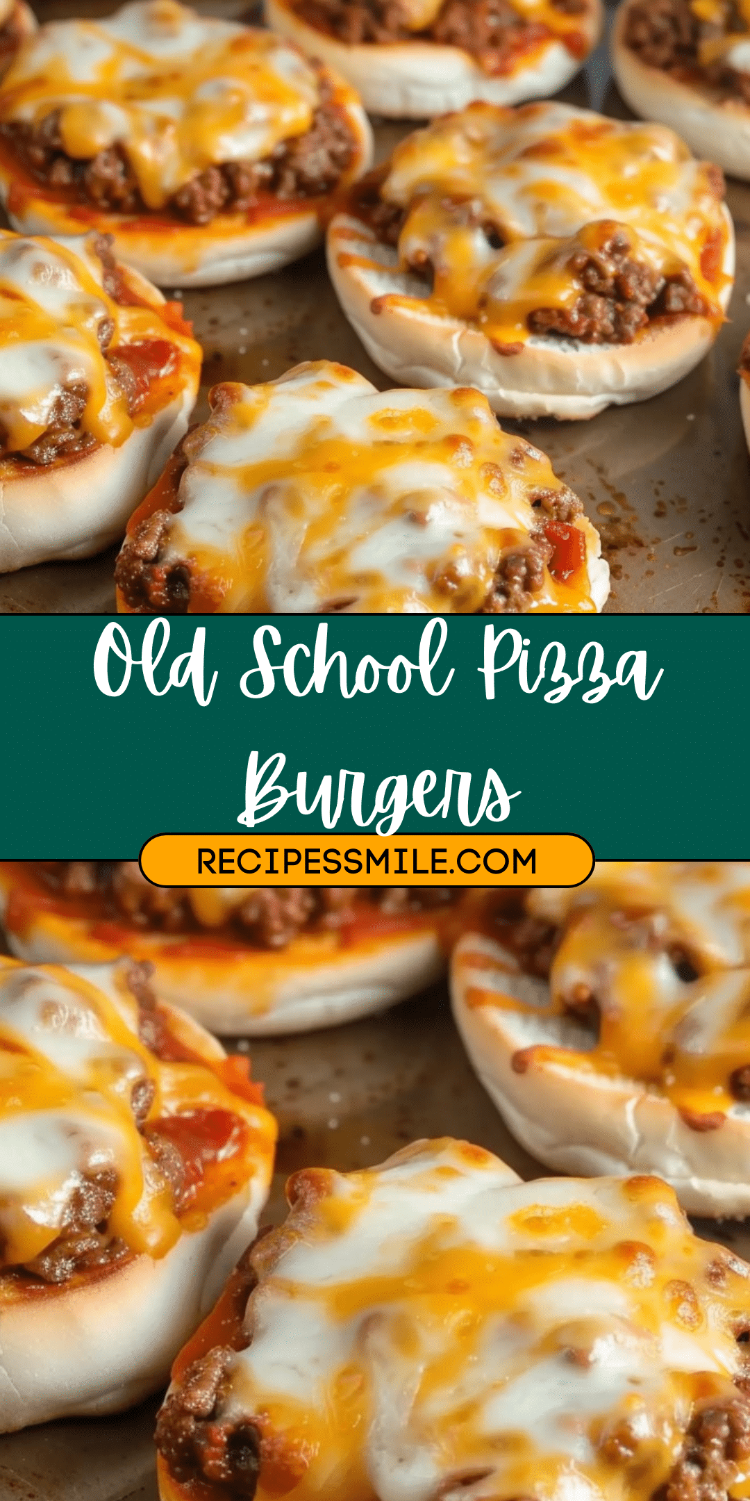 Old School Pizza Burgers Recipes Smile