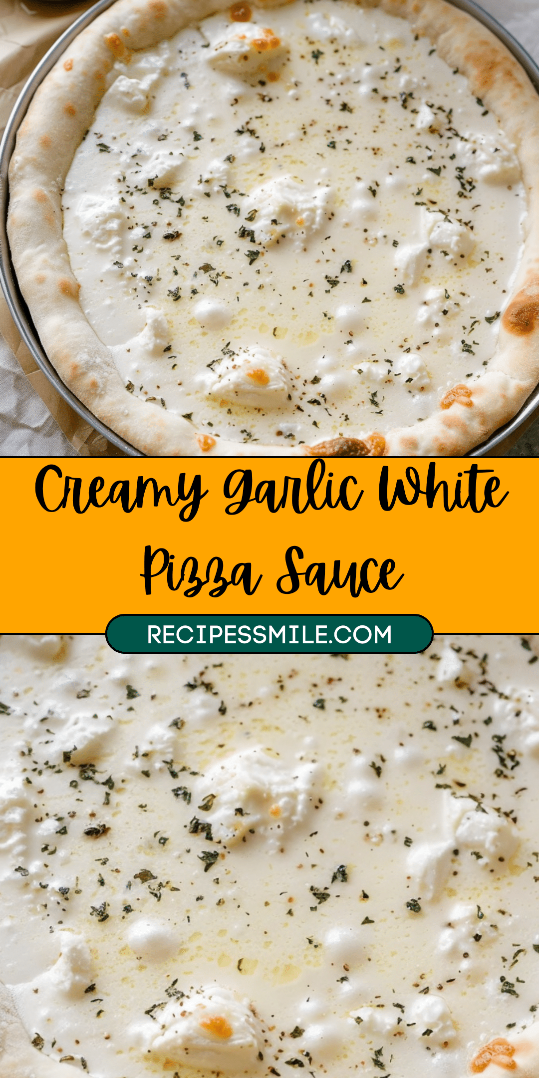 Creamy Garlic White Pizza Sauce - Recipes Smile