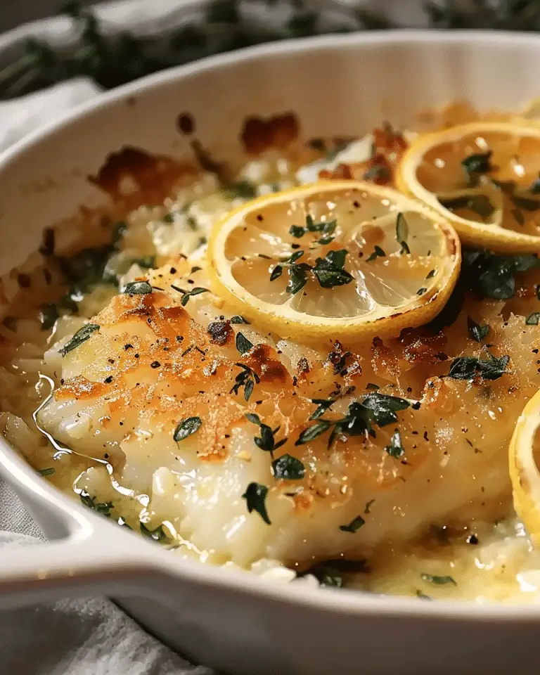 Baked Cod with Lemon and Garlic - Recipes Smile