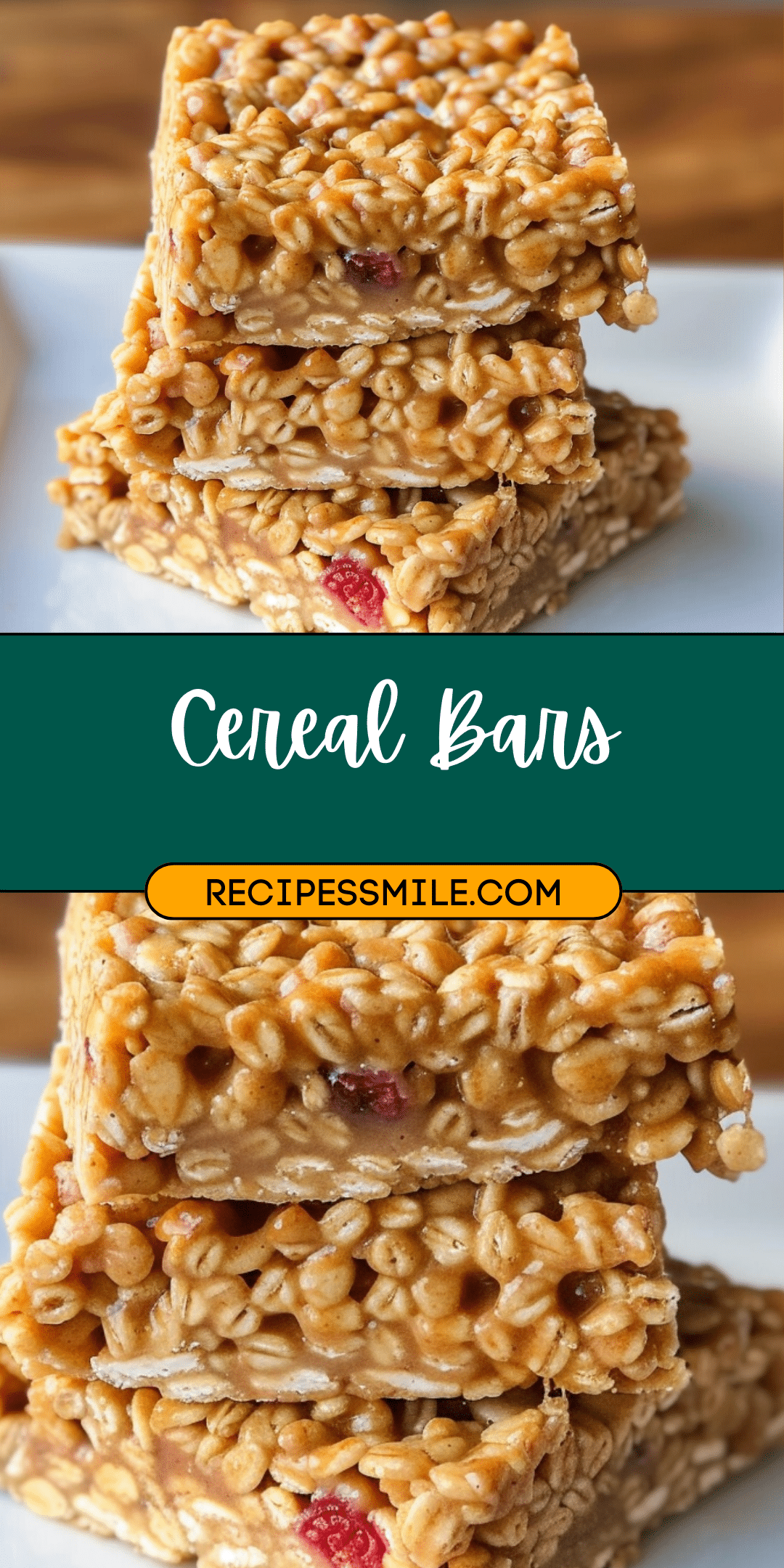 Cereal Bars Recipes Smile Cereal Bars 