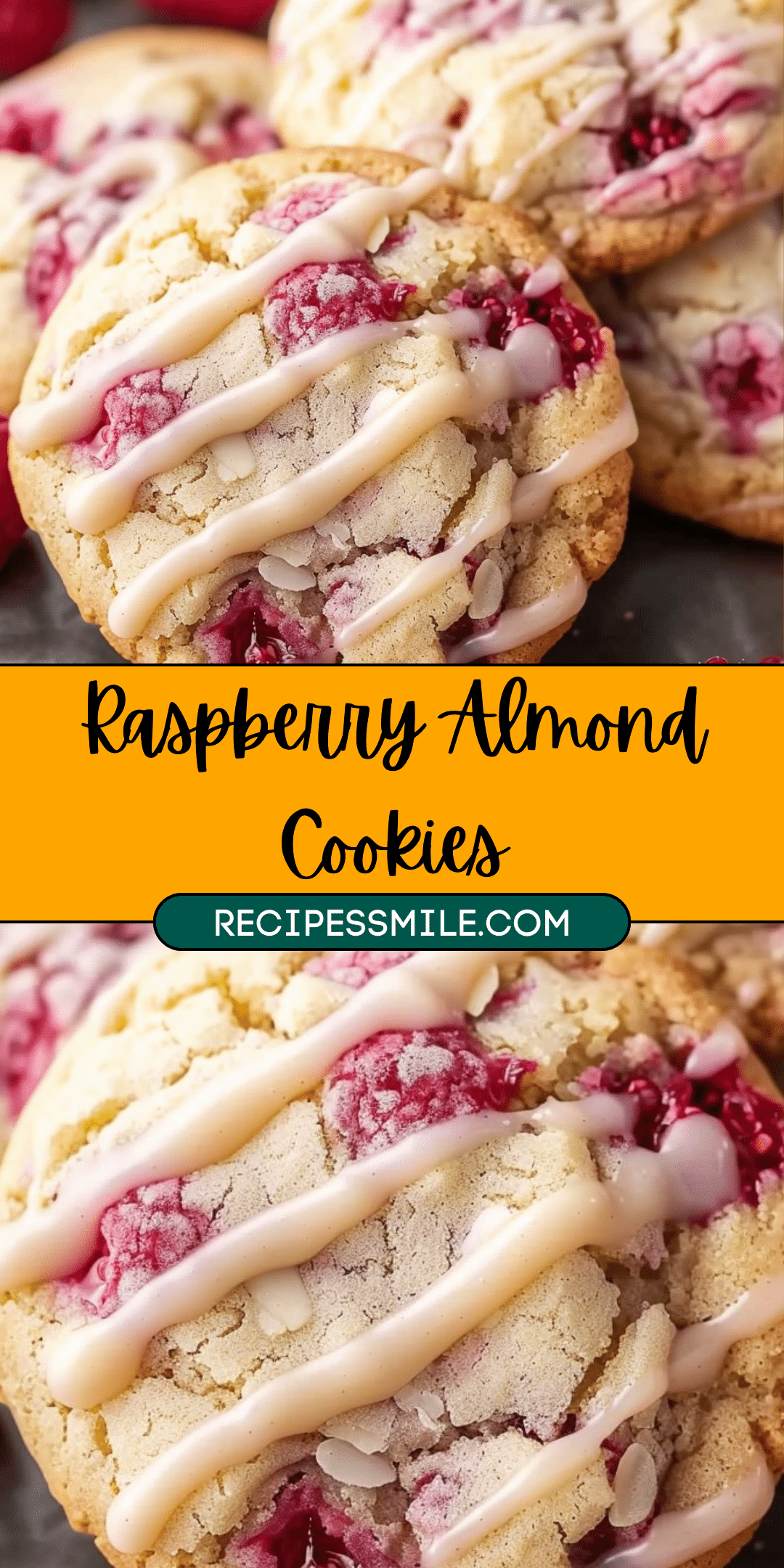 Almond Raspberry Stars Raspberry Almond Cookies - Recipes Smile
