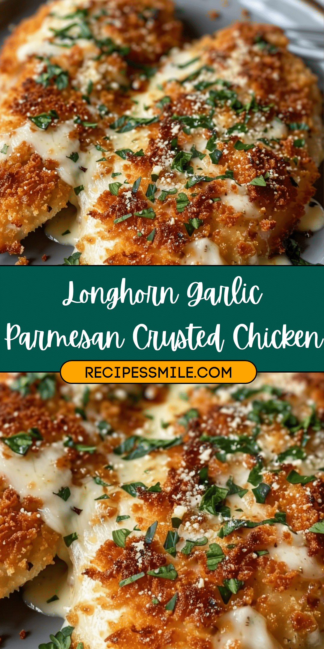 Longhorn Garlic Parmesan Crusted Chicken - Recipes Smile