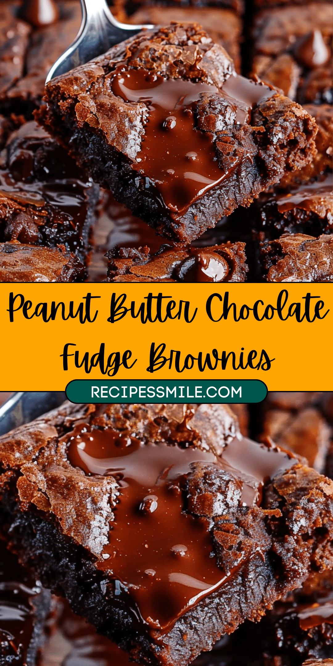 Picture of Peanut Butter Chocolate Fudge Brownies - Recipes Smile