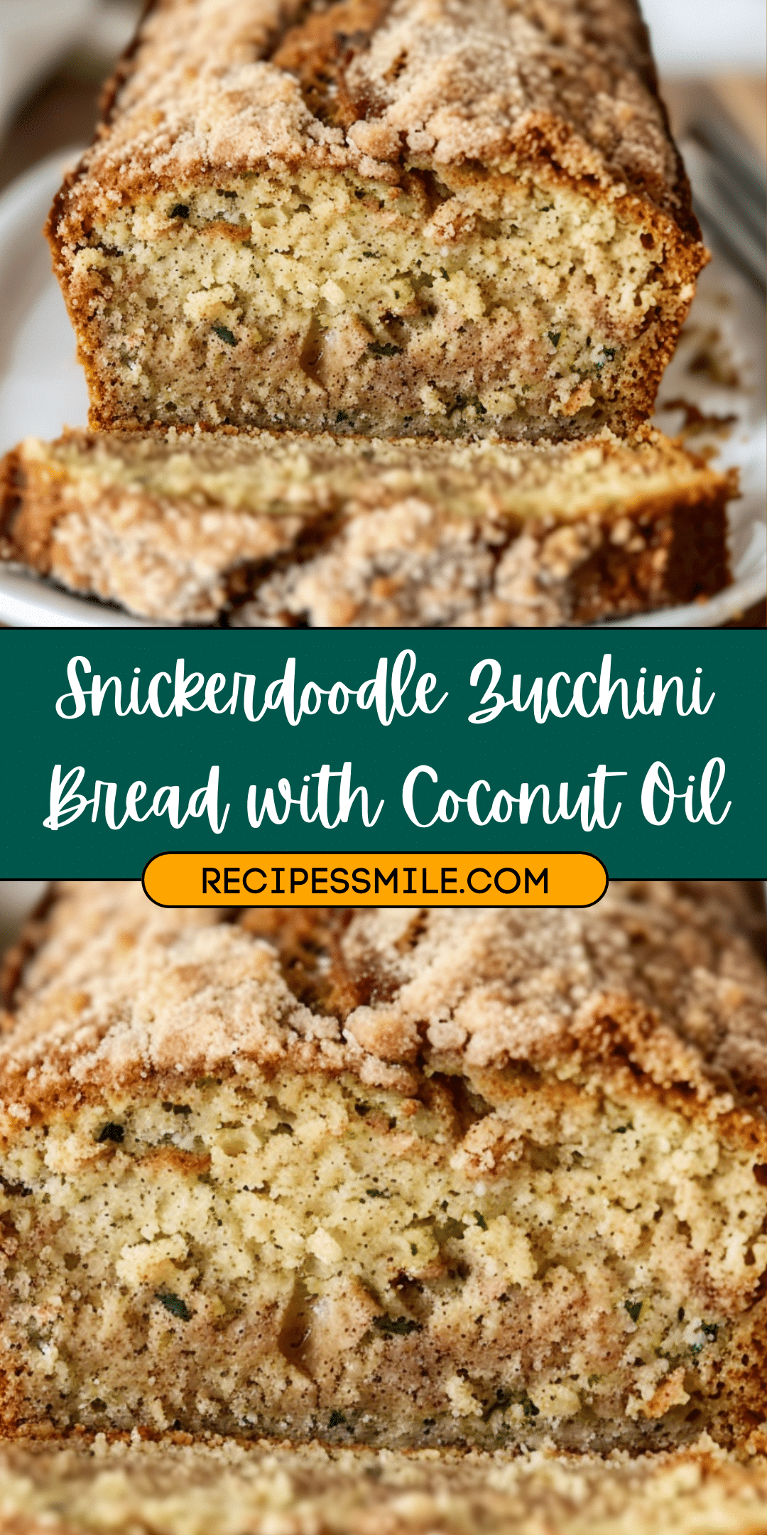 Tagsnickerdoodle Zucchini Bread With Coconut Oil