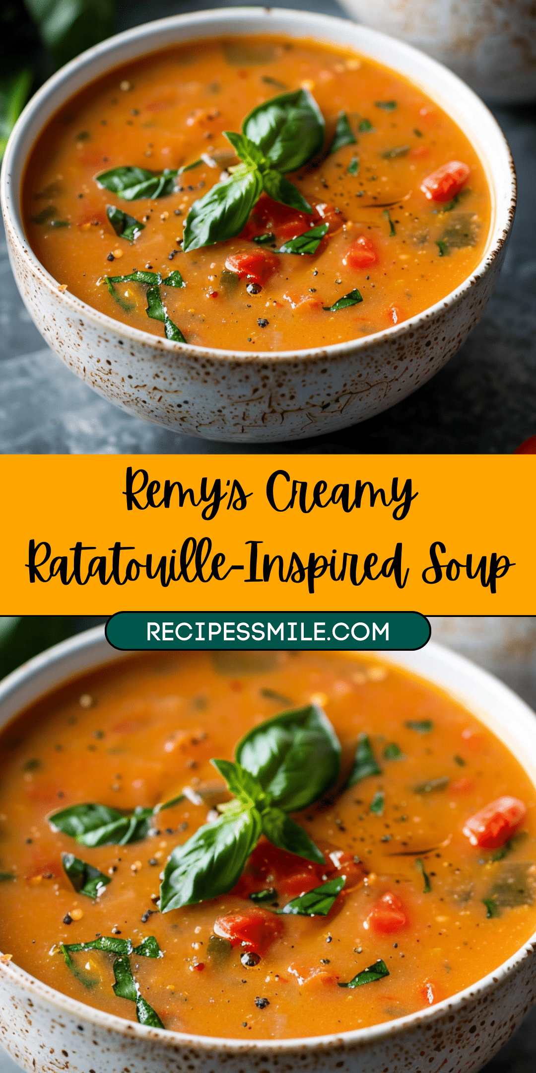 Remy’s Creamy Ratatouille‑Inspired Soup - Recipes Smile